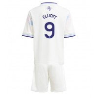 Maglie da calcio Aston Villa Harvey Elliott #9 Terza Maglia Bambino 2025-26 Manica Corta (+ Pantaloni corti)